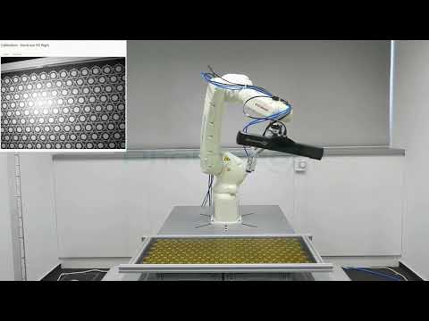 Hand-eye robot camera calibration