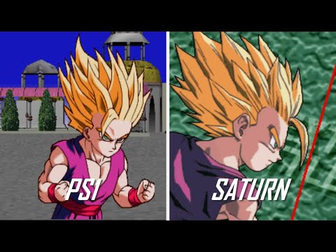 Dragon Ball Z: Ultimate Battle 22 VS Dragon Ball Z: Shin Butōden - PS1 VS Saturn