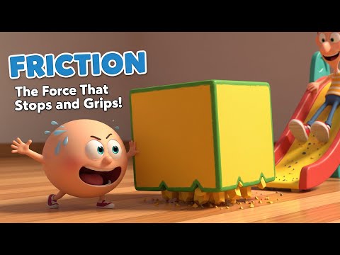 What is Friction? 👟 A Fun Physics Lesson on Forces & Motion for Kids!