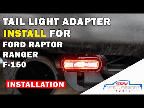 Tail Light Adapter Install for Ford Raptor, Ranger, F-150 +