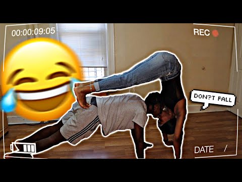 COUPLES YOGA POSES CHALLENGE *Extremely funny*