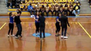 Spanish Club Dance at LHS's pep rally October 28,2011