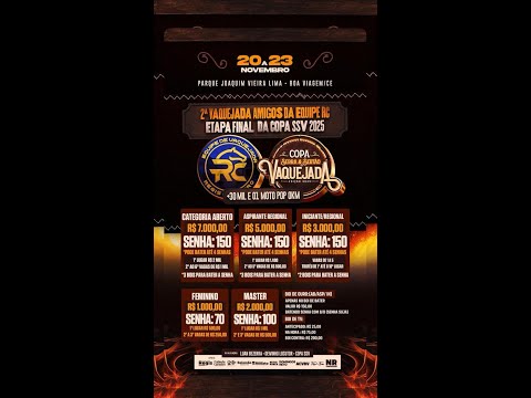 2 VAQUEJADA AMIGOS RC/FINAL COPA SSV EM BOA VIAGEM-CE
