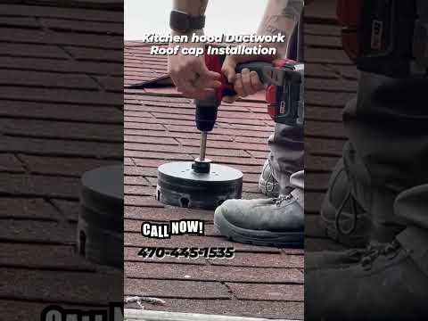 Installing a Roof Cap for Kitchen Range Hood Ductwork in Georgia (US) | MMI Home Improvement Pro