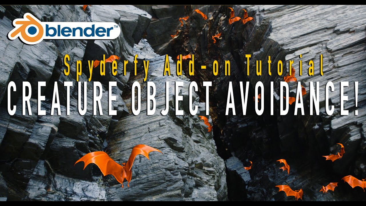 Blender Tutorial: Getting Boid Particles to Avoid 3D Geometry: ft. Spyderfy Add-on
