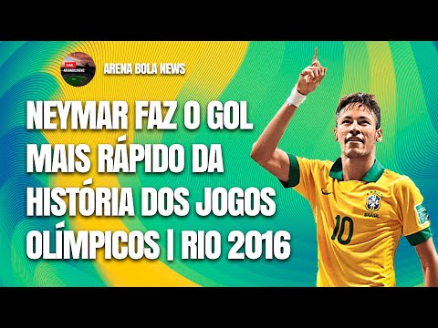 Neymar faz o gol mais rápido da história dos Jogos Olímpicos | Rio 2016