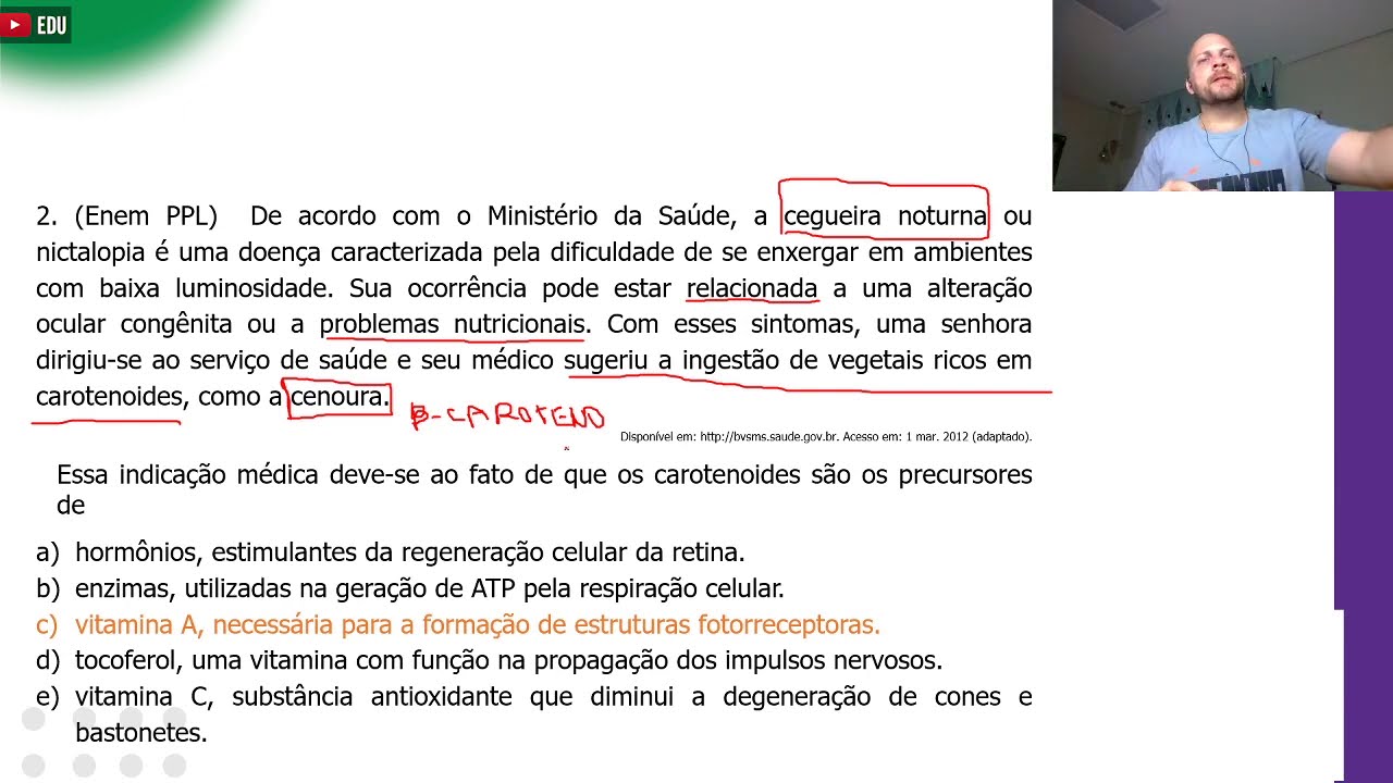 REVISÃO VESTIBULAR | EXERCÍCIOS 01 | CITOLOGIA