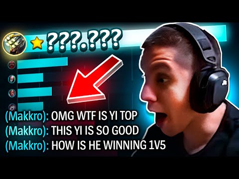 SHOWING RANK 1 ORNN THE POWER OF MASTER YI TOP.