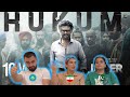 HUKUM - LYRIC VIDEO REACTION | Superstar Rajnikanth | Nelson | Anirudh | Jailer | Foreigners REACT