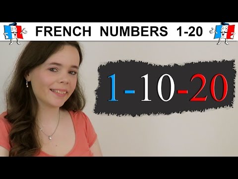 LEARN FRENCH NUMBERS 1-20 | COUNTING TO 20 IN FRENCH