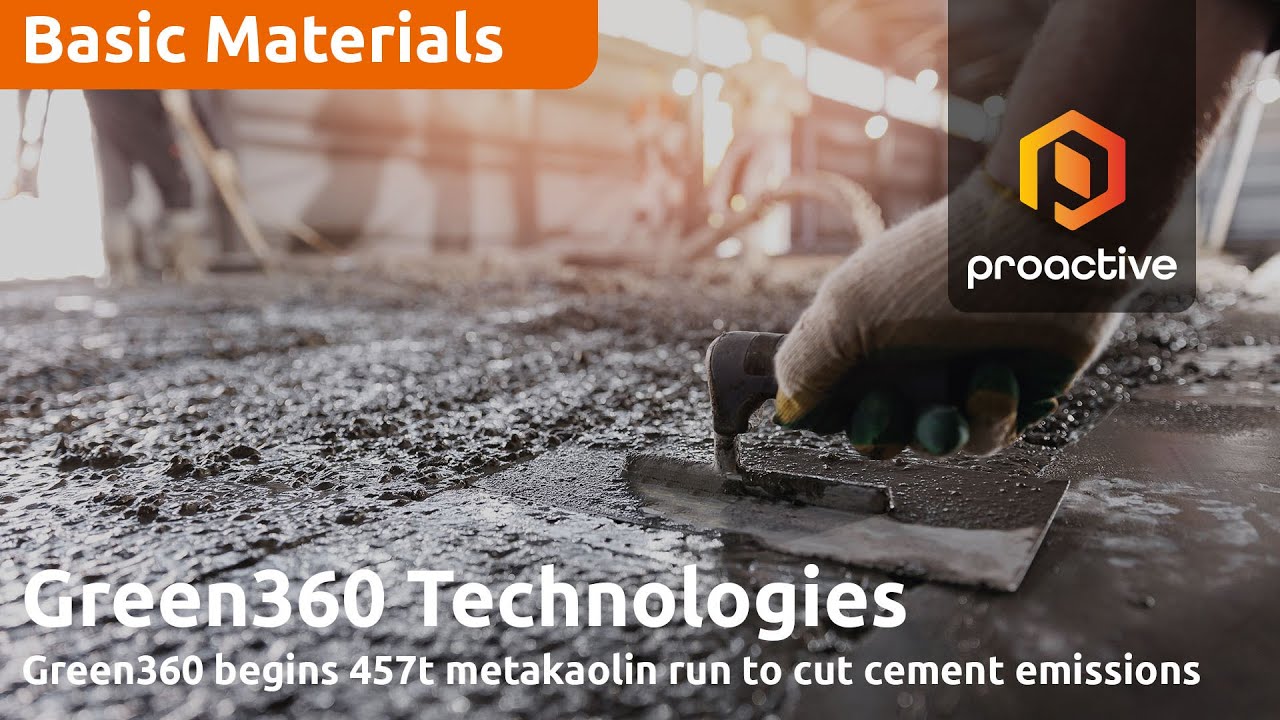 Green360 Technologies targets cement market with 450t milestone