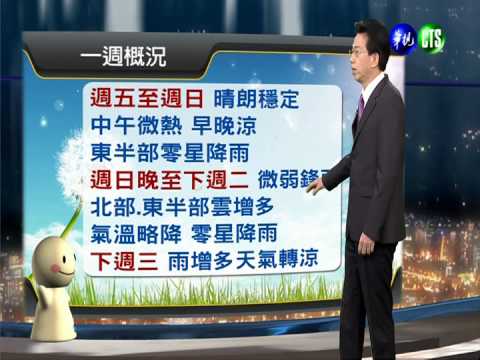 2014.04.16華視晚間氣象 吳德榮主播