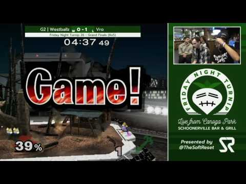 FNT 26 - G2 | Westballz (Fox) vs. Vro (Marth) - SSBM Grand Finals - Smash Melee