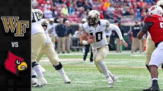 Wake Forest vs. Louisville Football Highlights (2018)
