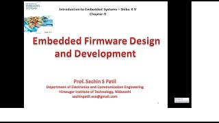 Introduction to Embedded Systems   Shibu K V   Chapter 9  by Prof  Sachin Patil