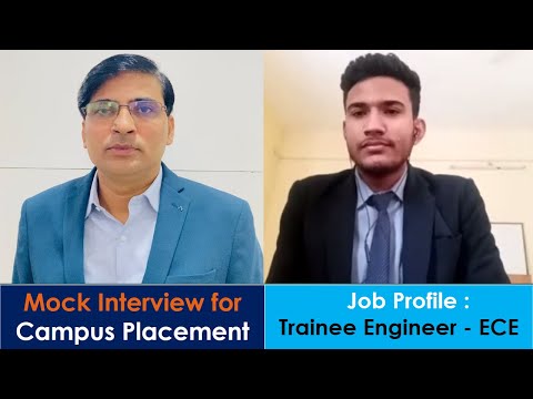 Electronics Mock Interview I Fresher's Interview for Campus Placements I Arvind Singh Pemawat