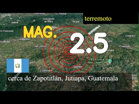 😱🚨  Terremoto cerca de Zapotitlán, Jutiapa, Guatemala actualizaciones en vivo hoy: Terremoto de magn