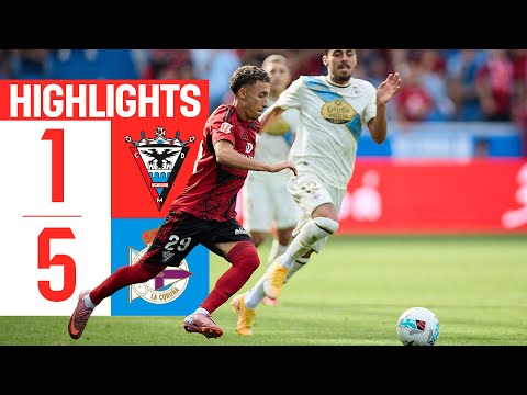 HIGHLIGHTS | CD Mirandés 1-5 RC Deportivo de La Coruña
