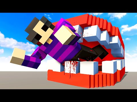 Giant Teeth CRUSHES Ragdolls - Teardown Mods Gameplay