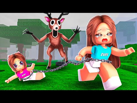 We are CHAINED TOGETHER for 99 Nights in The Forest!