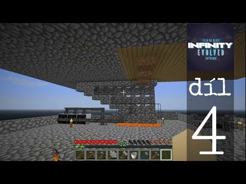 FTB infinity evolved skyblock 4.díl - automatizace lávy