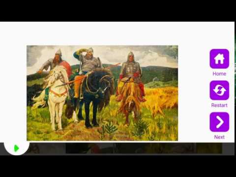 Tile Puzzle Digital Paintings Video