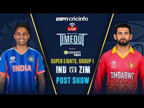 India vs Zimbabwe Post-match LIVE  |T20 World Cup 2026 Super 8s| Reviewing India's big win over ZIM