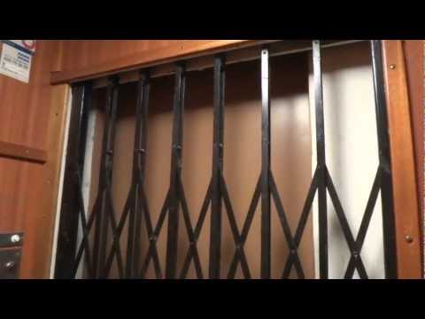 AMAZING vintage ASEA traction elevator @ Södra Fältskärsgatan 1, Gävle, Sweden.