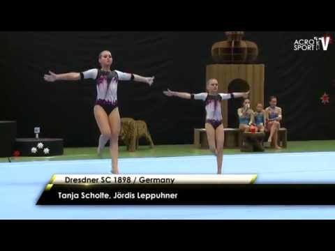 Scholte, Leppuhner - Dresdner SC 1898 - Womens Pair - Balance - Zwingerpokal 2013