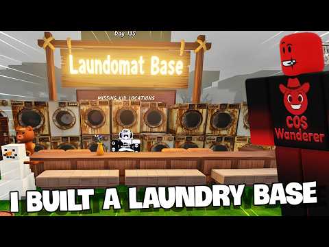 I Built a Laundry Base in 99 Nights in a Forest