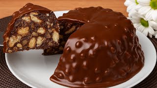 Quick Homemade No-Bake Dessert! No Flour or Gelatin!