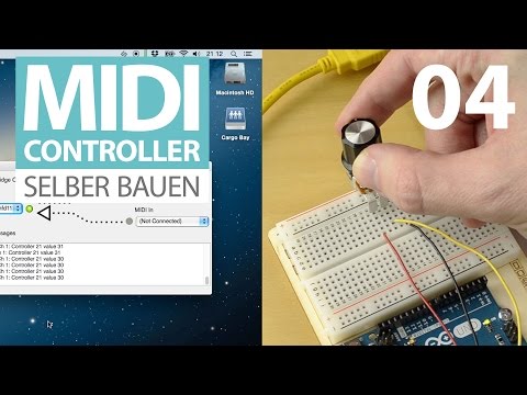 MIDI-Controller selber bauen (E04) Synthie steuern und if-Abfrage lernen
