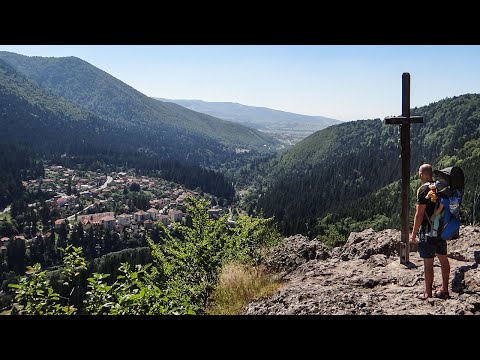 Hiking in Romania, Harghita Mountains: Baile Tusnad city - Piatra Soimilor stone - Baile Tusnad city