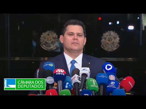 Coletiva do presidente do Congresso/Senado, Davi Alcolumbre - 01/2/2025