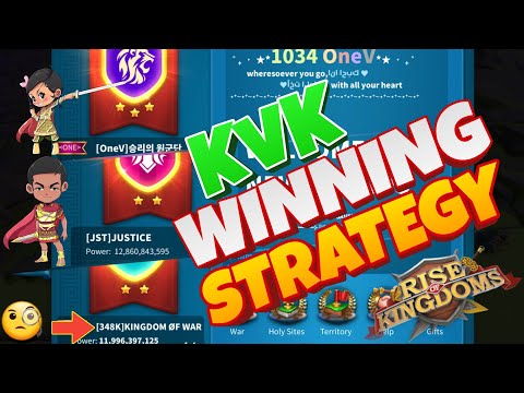 How to Win KvK in Rise of Kingdoms; OneV vs JST RoK Strategy
