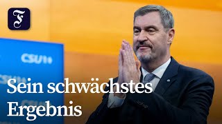 Söder zum CSU-Chef wiedergewählt