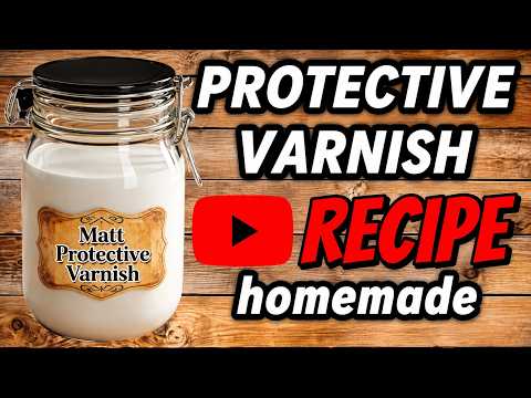 Homemade PROTECTIVE VARNISH: Fast Recipe!