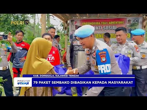 SEMARAK HARI BHAYANGKARA KE-79, BAKSOS BHAYANGKARA TRAIL ADVENTURE DISAMBUT GEMBIRA WARGA DESA BALE