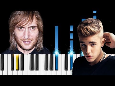 David Guetta & Justin Bieber - 2U - Piano Tutorial