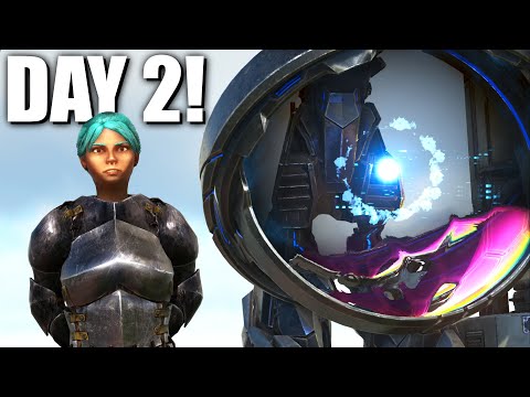 HOW WE PREPPED FOR OUR MAIN BASE ON DAY 2! - MTS Chapter 3 Season 3 - ARK Survival Evolved