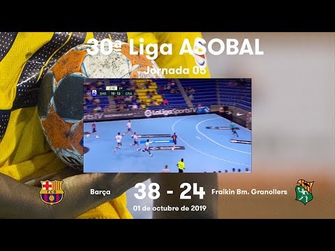 LIGA ASOBAL J05: Barça - Fraikin BM. Granollers 38-24