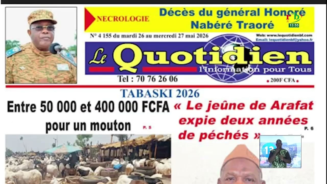La revue de presse du 26 mai 2026