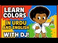 Learn Colors In Urdu And English With DJ Fun Bilingual Color Video For Toddlers Preschoolers