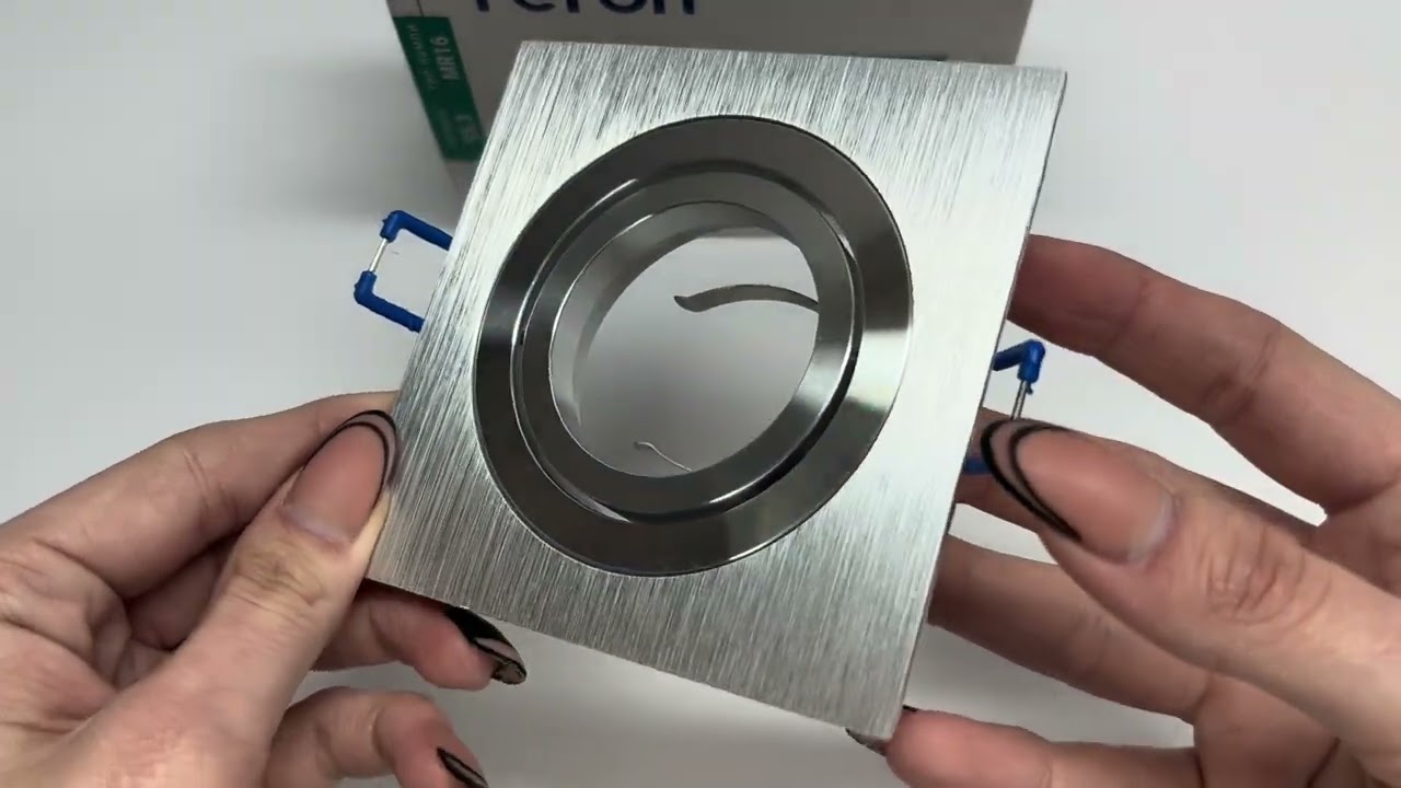 Встраиваемый поворотный точечный светильник FERON DL6120 MR-16 серебро 28943