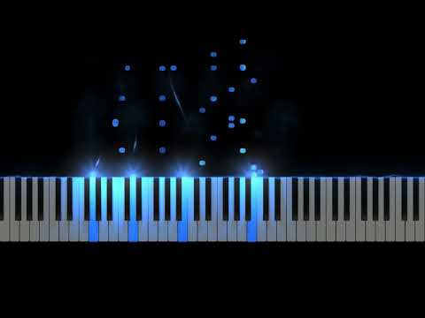 Debussy - Arabesque No. 2 (Falling Note Piano Tutorial)