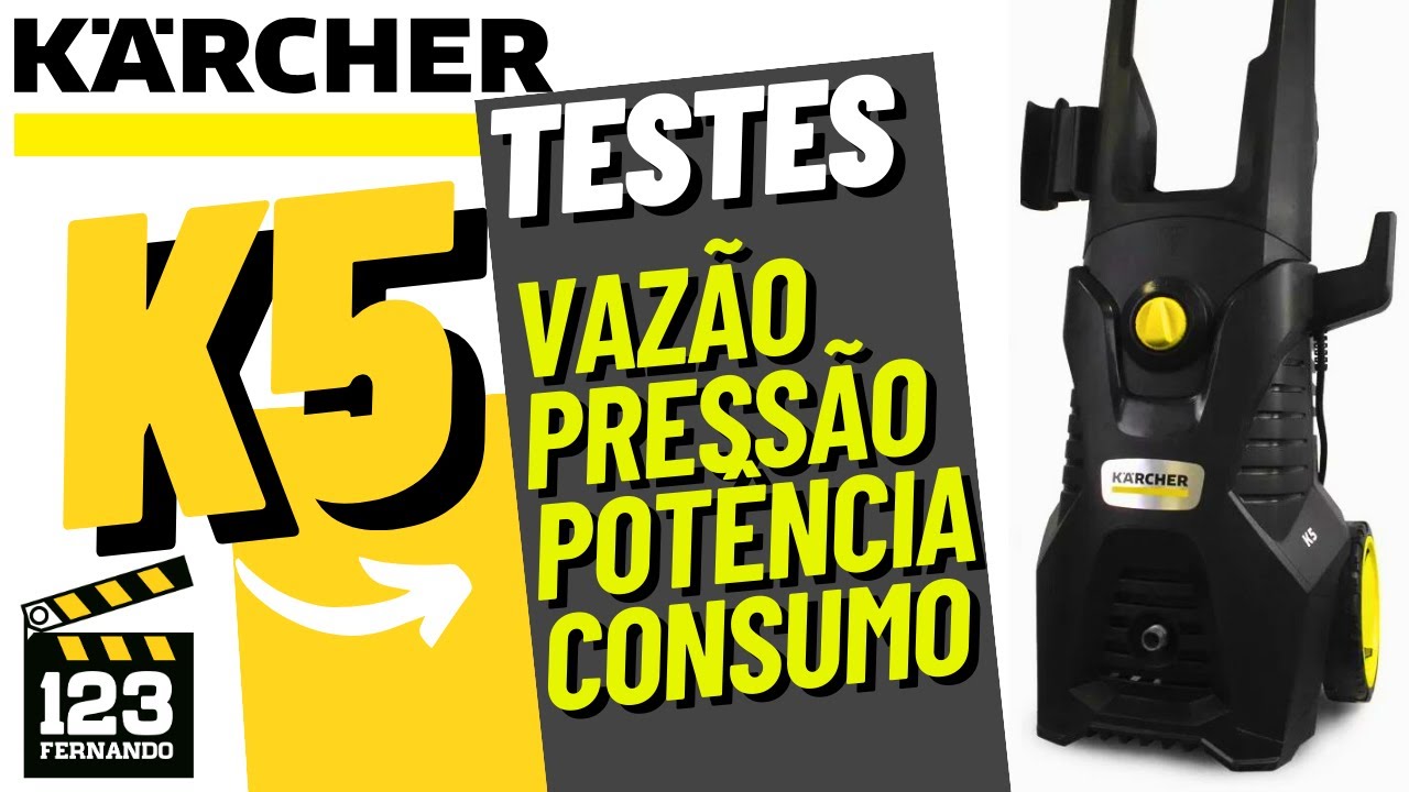 TESTE COMPLETO LAVADORA ALTA PRESSÃO KARCHER K5 PARA AUMENTAR PRODUTIVIDADE E ECONOMIZAR ÁGUA