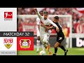 Two Penalties For a Draw | VfB Stuttgart - Leverkusen 1-1 | Highlights | MD 32 – Bundesliga 2022/23