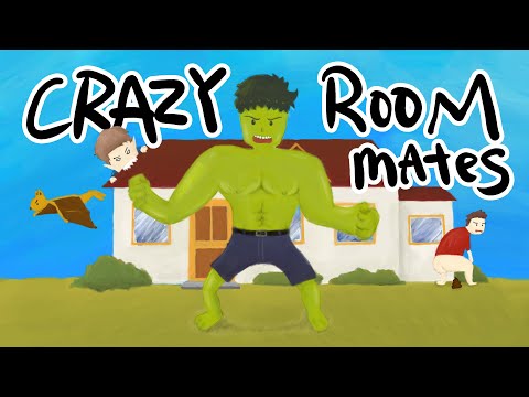 我瘋狂的室友.(室友故事動畫) (My CRAZY Roommates. (Roommate Stories Animated))