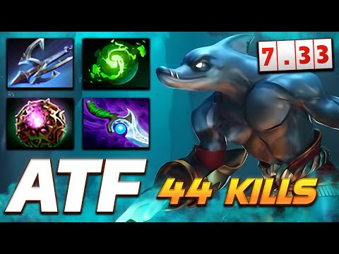 7.33 ATF Slark 44 Kills Ownage - Dota 2 Pro Gameplay [Watch & Learn]