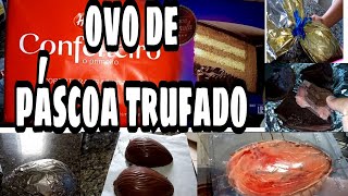 ovo de pscoa trufado como fazer? ovo de pscoa com forma simples caseiro e recheado!